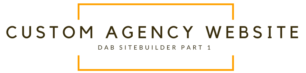 CUSTOM AGENCY WEBSITE